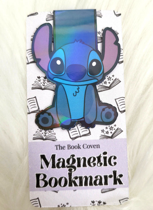Stitch magnetic bookmark
