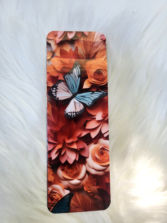 Floral Butterfly Bookmark