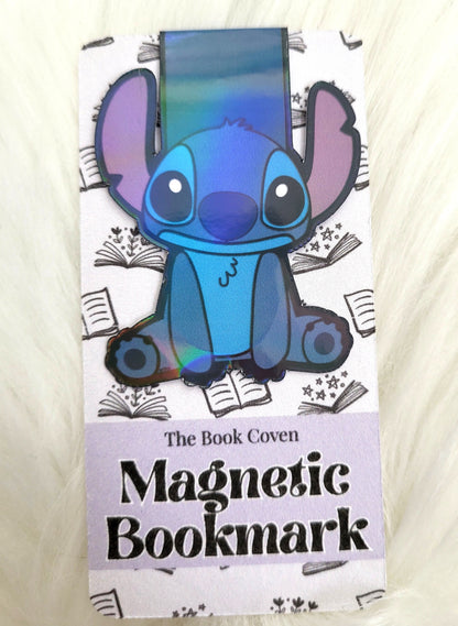 Stitch magnetic bookmark