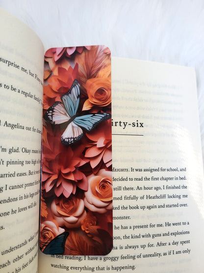 Floral Butterfly Bookmark