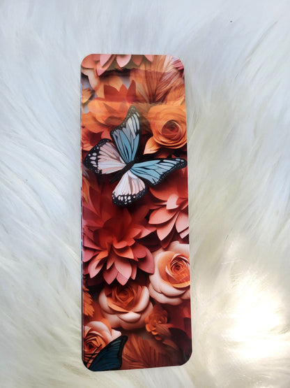 Floral Butterfly Bookmark