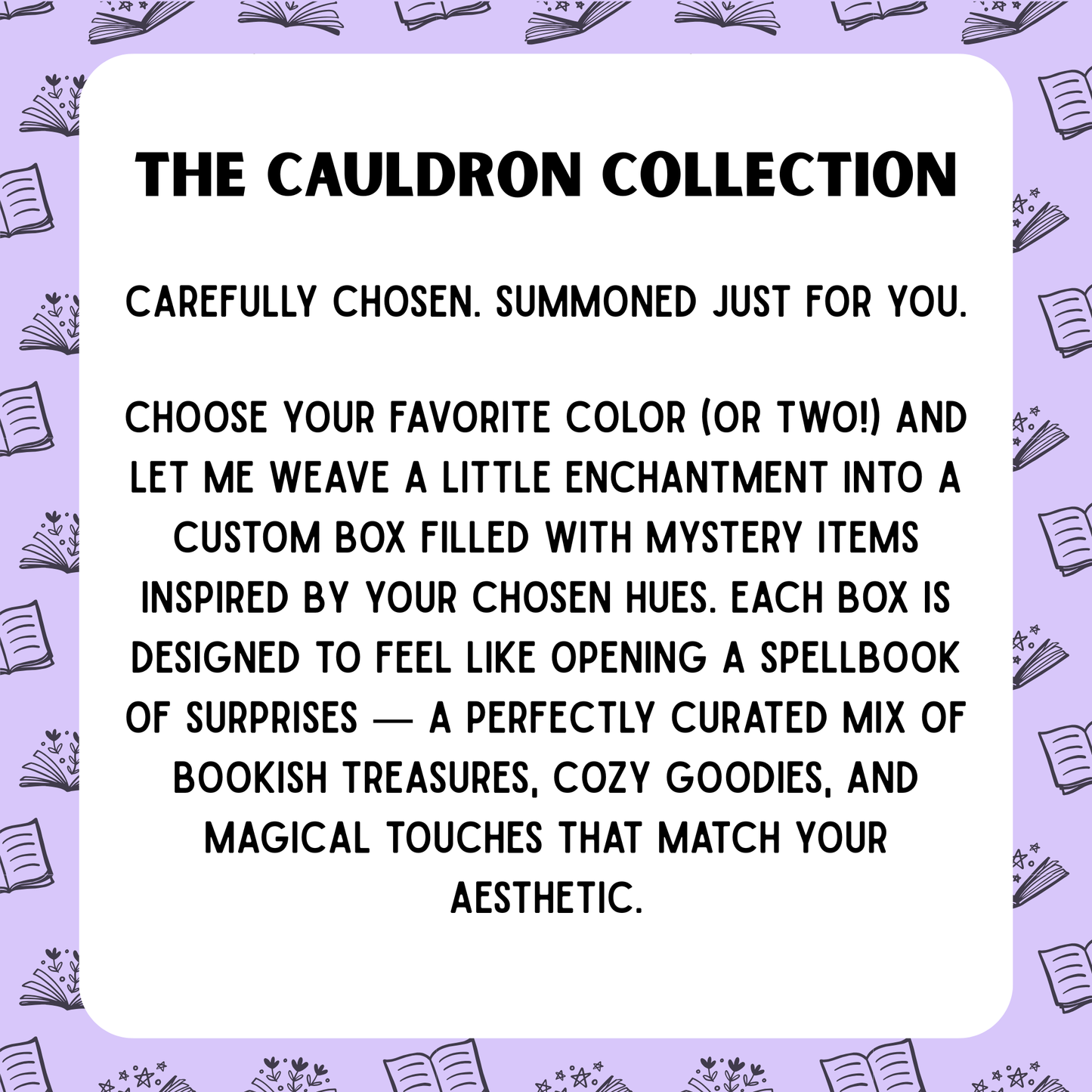 Cauldron Collection Bookish Bundle Mystery Box