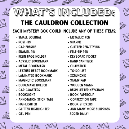 Cauldron Collection Bookish Bundle Mystery Box