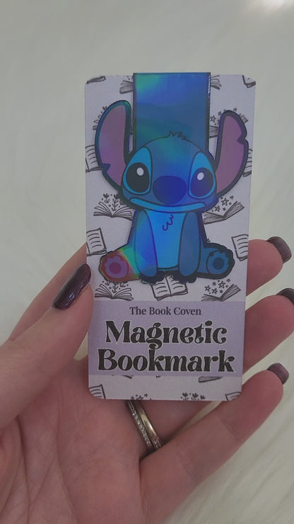 Stitch magnetic bookmark